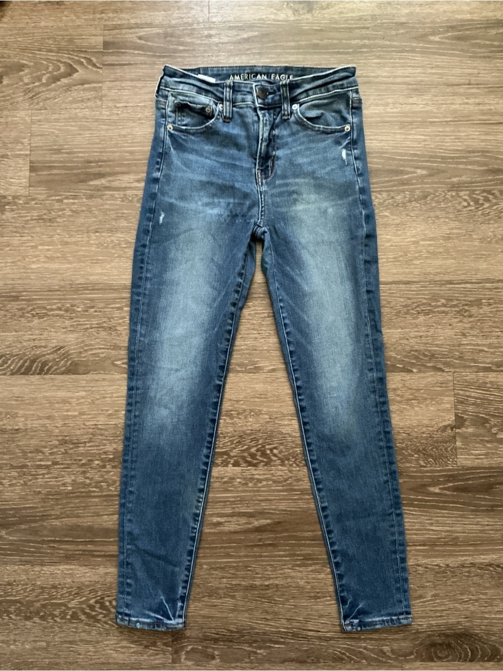 American Eagle Outfitters Women’s Blue Skinny Jeans